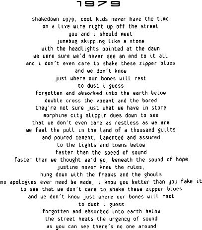 smashing pumkins lyrics|1979.